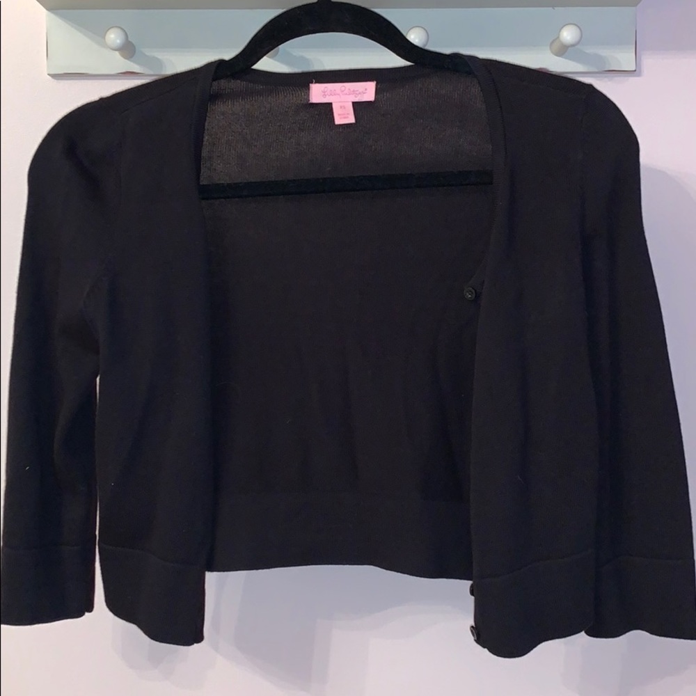 Lilly Pulitzer Black cardigan
